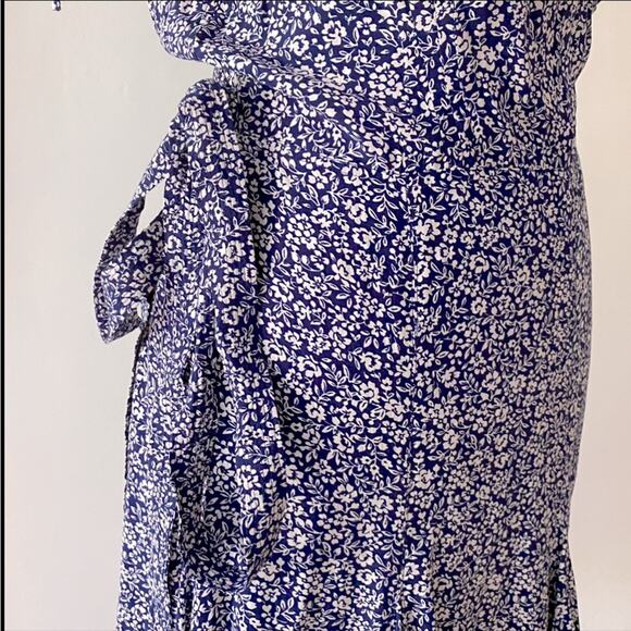 Polo Ralph Lauren Dress 14 Wrap Boho Mini 14 Dress Classic Preppy Y2K Cottage - Picture 6 of 16